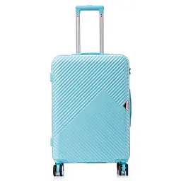 Валіза середня Semi Line 24 дюйми (M) дюйми (M) ABS-Plastic Light Blue (T5728-2) - мініатюра 2
