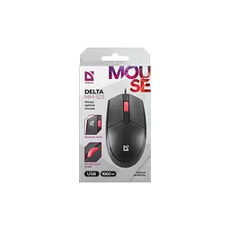 Мишка Defender Delta MM-523 USB Black (52523) - мініатюра 4