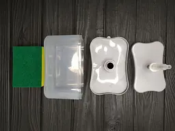 Диспенсер дозатор для миючого засобу з губкою для кухні UKC Sponge Caddy - мініатюра 9