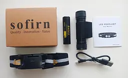 Налобний ліхтар Sofirn H25LR із синім світлом 800лм USB-C (акумулятор 18650 на 2200мАч) - мініатюра 10