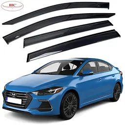 Дефлектори вікон вітровики HIC для Hyundai Elantra 2011- Оригінал (HY35)