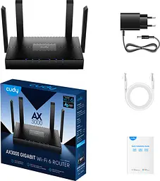 Маршрутизатор Cudy WR3000, AX3000 Gigabit Wi-Fi 6 Mesh Router - мініатюра 5
