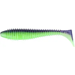 Силікон Keitech Swing Impact Fat 3.8" PAL#06 Violet Lime Berry (6 шт/уп)
