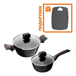 Набір з каструлі 2,3л та ковша 1л Smart Fry + Кухонна дошка - мініатюра 7