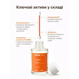 Підсушуючий лосьйон для обличчя Dryspot Dry lotion ACNELAB+ 30 мл - мініатюра 3