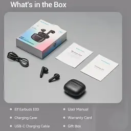 Навушники TWS Vention Elf Earbuds E03 Black - мініатюра 2