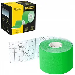 Стрічка кінезіологічна (кінезіо тейп) 4FIZJO 5 см x 5 м 4FJ0543 Green (P-5907739315984) - мініатюра 9
