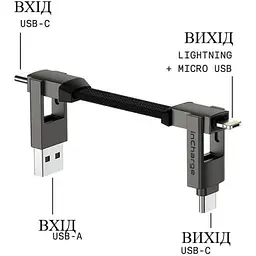 Кабель Rolling Square inCharge 6 сірий (SIX01R) - мініатюра 5