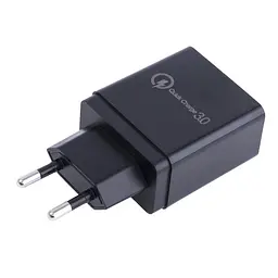 Зарядка для телефон чорна Fast Charge AR430 (6926) блочок для зарядки телефону на 4 роз'єми