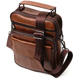Шкіряна чоловіча сумка Vintage 19,5х24х4,5 см sum0023581