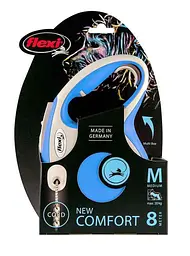 Повідець-рулетка Flexi New Comfort Long М для собак середніх порід довгий трос 8 м до 20 кг - мініатюра 3