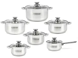 Набір посуду Holmer Tasty Life (CS-1852-SS)