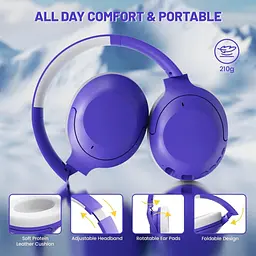 Навушники Attack Shark G300 Wireless (AS-G300-P) Purple (G-000003985) - мініатюра 5