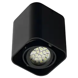 Підсвічування тубус Brille накладне AL-82/1 GU10 SBK IP20 MR16 26-823 - мініатюра 3