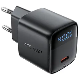 Мережевний зарядний пристрій Acefast A135 PD40W GaN 1USB-C Black - мініатюра 2