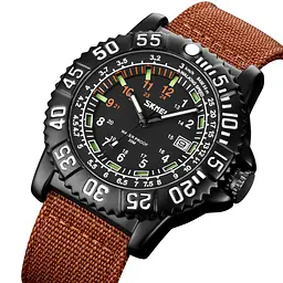 Наручний годинник чоловічий 9281BN Brown Skmei acs0029803 - мініатюра 2