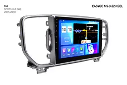 Штатна автомагнітола EasyGo M9-3-32-KSQL KIA Sportage (QL) 2015-2018 - мініатюра 4
