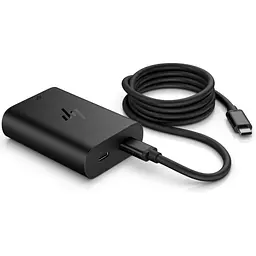 Адаптер живлення для ноутбука HP 65W GaN USB-C LC, чорний (600Q7AA)