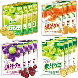 Жувальні цукерки MEIJI Fruit Juice Gummy зі смаком винограду 54 г - мініатюра 7