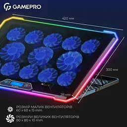 Підставка для ноутбука GamePro (CP1090) - мініатюра 5
