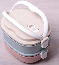 Ланч-бокс Food Box 2 ємності Kamille 20х14.5х13.5 см kuh0009675 - мініатюра 2