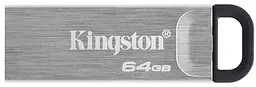 USB флеш-накопичувач Kingston DataTraveler Kyson 64GB USB-A 3.2 Gen 1 Silver/Black (DTKN/64GB) [54407] - мініатюра 2