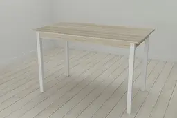 Кухонний стіл Ferrum-decor Маріо 75x120x60 Білий ДСП Сонома 16мм (FRD-106320) - мініатюра 4