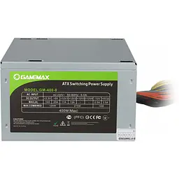 Блок живлення GameMax GM-400-8CM 400W - мініатюра 2