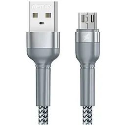Кабель Remax Jany Series USB - micro USB, 1m Silver (RC-124m)