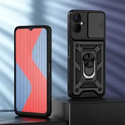 Панель BeCover Military для Tecno Spark 9 Pro (KH7n) Black (710006) - мініатюра 3