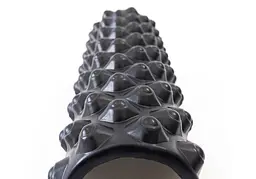 Масажний ролик EasyFit Grid Roller Extreme 45 см Чорний - мініатюра 3