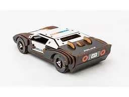 Дерев’яний 3D конструктор Fast car Gt, Puzzleоk (Puz-26916), 164 дет. (білий) - мініатюра 5