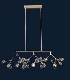 Люстра LED PETALS Levistella 918LP264-27 GD+BK - мініатюра 2