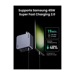 Зарядний пристрій Ugreen 4xUSB 160W (3xUSB-C + USB-A) Gan Nexode Pro X763 (25877) - мініатюра 10