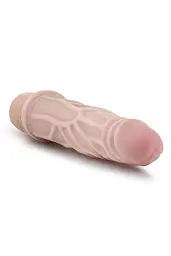 Вібратор Blush Mr. Skin Cock Vibe 19.7 см тілесний - мініатюра 5