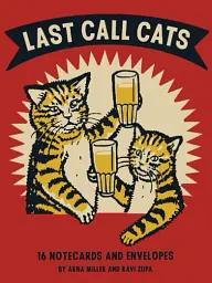 Набір картонних карток для вивчення англійської мови Last Call Cats Notecards - Арна Міллер
