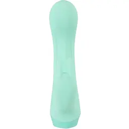 Мінівібратор-кролик Cuties Mini Vibrator Green - мініатюра 4