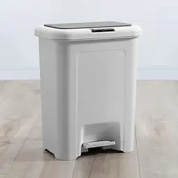 Відро для сміття MBM My Home з кришкою та педаллю 18 л сіре (BIN-03 18L GRAY) - мініатюра 5