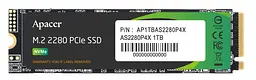 Накопитель SSD 1TB Apacer AS2280P4X NVMe M.2 (AP1TBAS2280P4X-1) - мініатюра 2
