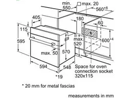 Духовка електрична Bosch HBF512BB1T - мініатюра 6