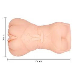Мастурбатор Crazy Bull Vagina (тілесний) - мініатюра 3