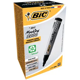Маркер Bic перманентний, чорний (bc8209153) - мініатюра 2