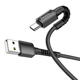 Кабель Hoco X71 Pisces Cable USB to Type-C 3A 1m Black