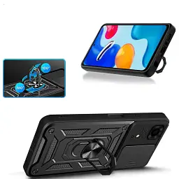 Панель BeCover Military для Xiaomi Redmi Note 11 Pro / 12 Pro 4G Black (707421) - мініатюра 3
