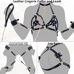 БДСМ-набір LOCKINK YEAHWOW Forced Nadu pose correction set SX2846 104350 - мініатюра 4