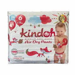 Підгузки-трусики Kindoh Premium 6 (14+ кг) 34 шт