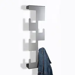 Вішак для одягу та рушників Nice & Cozy Tetris вертикальний чорний - мініатюра 4