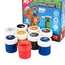 Фарби гуашеві Yes Minecraft 9 кольорів 20 мл (230406) - мініатюра 3