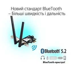 Мережева карта Wi-Fi ASUS PCE-AX1800 - мініатюра 7