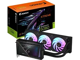 Відеокарта Gigabyte AORUS GeForce RTX 5080 XTREME WATERFORCE 16G (GV-N5080AORUSX W-16GD) - мініатюра 3